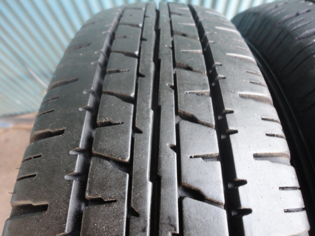 ダンロップ　ENASAVE VAN01　155/80R14 88/86N LT　2本　9.5分溝　程度良好！_画像2