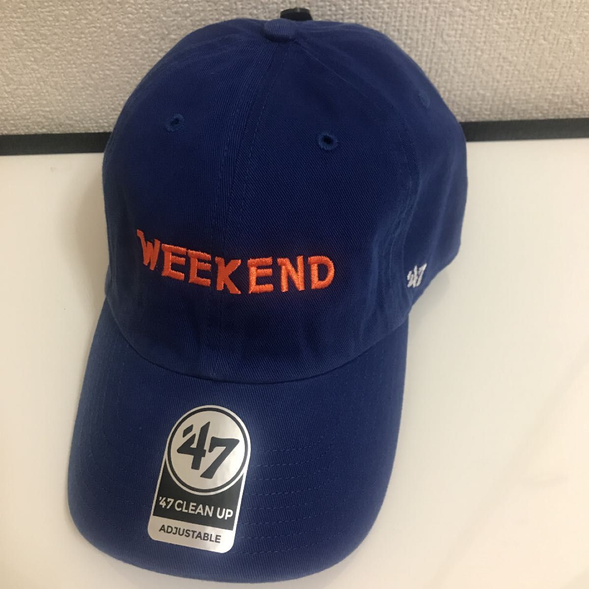 47  NEAT WEEKEND ブルー　キャップ　帽子