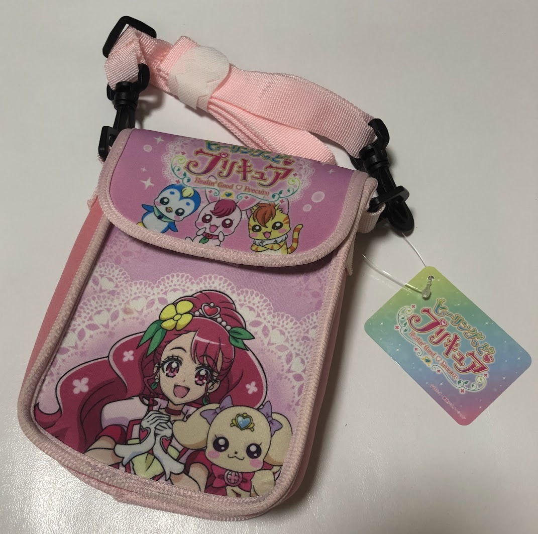 デリシャスパーティプリキュア キュアフレンズぬいぐるみ キュアヤムヤム & ヒーリングっどプリキュア ミニポシェット キュアグレース_画像4