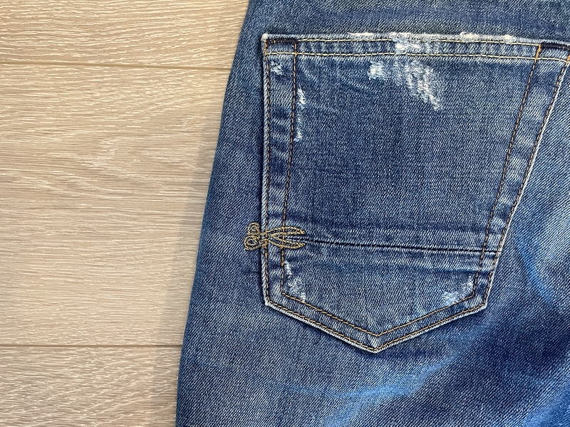 DENHAM RAZOR 27 デンハム Candiani DENIM ゴールドステッチ の画像8