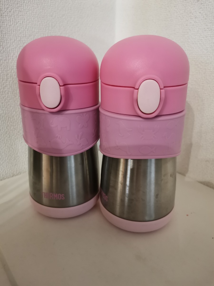  Thermos baby кружка нержавеющая сталь бутылка вакуум изоляция THERMOS фляжка Thermos фляжка 290ml FFH-290TM розовый (P)