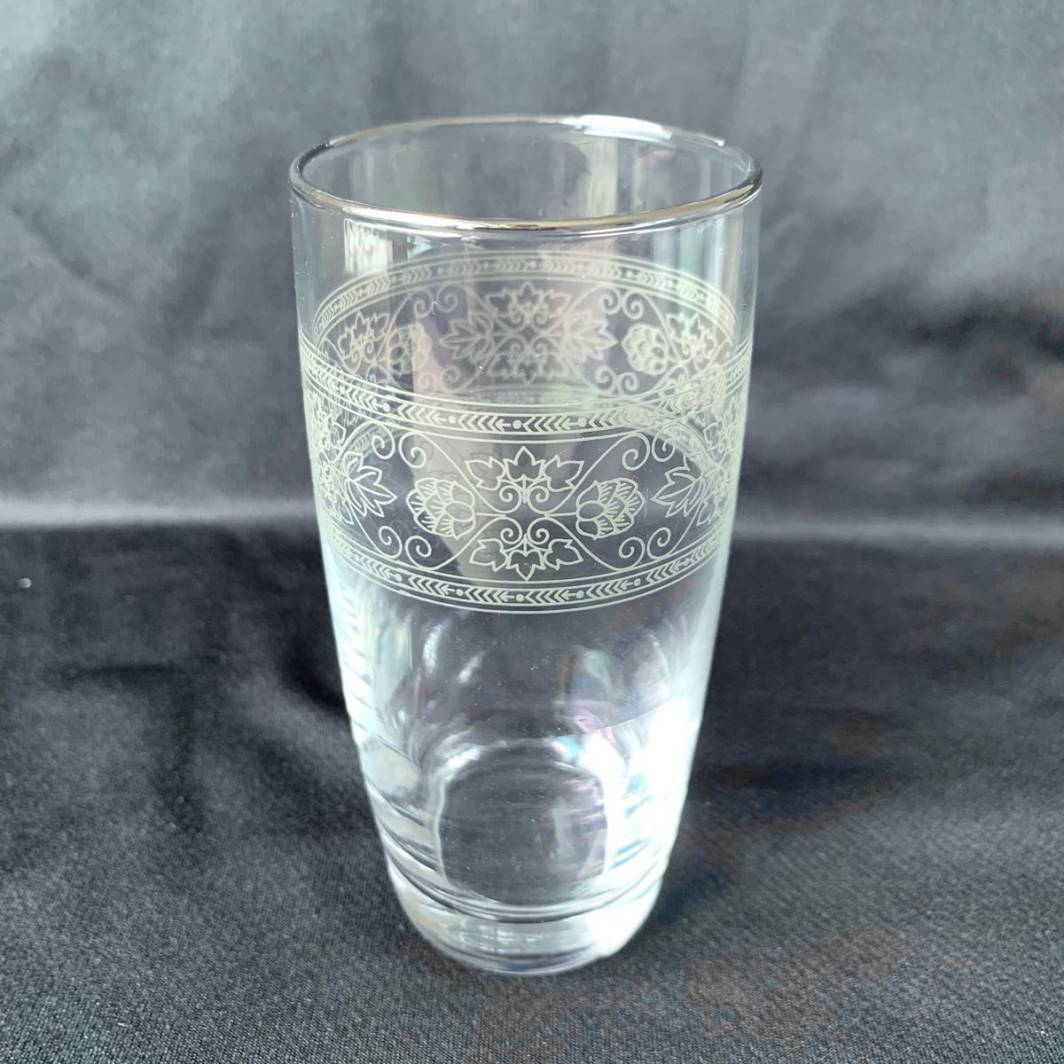 レトログラス　ホップ柄グラス4個　SAPPORO　蔵出し生ビール特製グラス　昭和レトロ　ガラスコップ