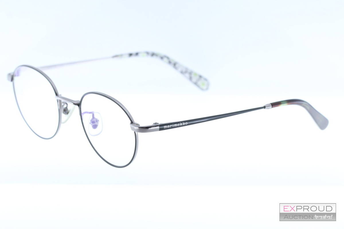 良品★R81 marimekko マリメッコ 32-0010-04 メガネ Brigitte Titanium 眼鏡 メガネフレーム 46□20-135 度入り メガネの画像3