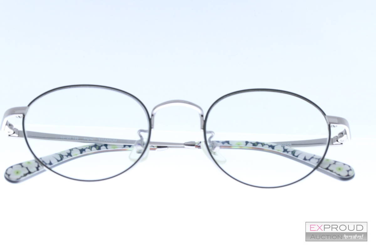 良品★R81 marimekko マリメッコ 32-0010-04 メガネ Brigitte Titanium 眼鏡 メガネフレーム 46□20-135 度入り メガネの画像2