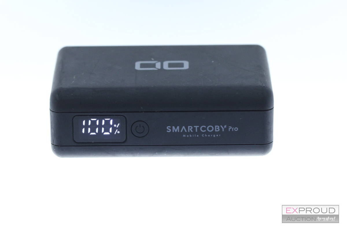 良品★R15 株式会社CIO シーアイオー SMARTCOBY Proシリーズ SMARTCOBY Pro 30W 10000mAh モバイルバッテリー ブラック 動作確認済み_画像1