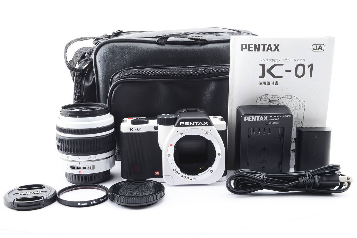 最も K-01 PENTAX ペンタックス □ 美品 □ ミラーレス一眼 《取説