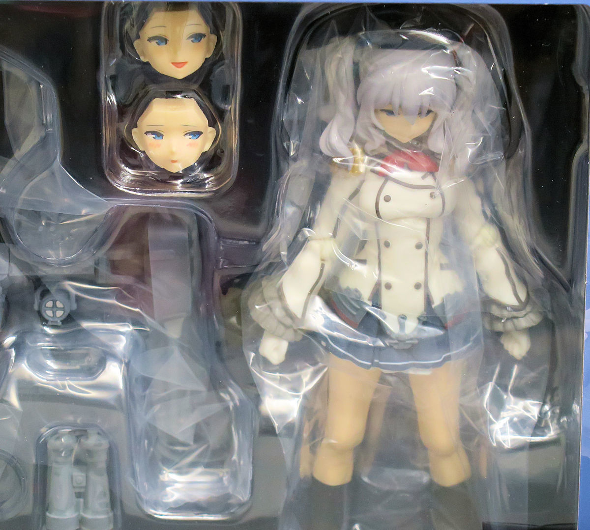[丁寧梱包] 艦隊これくしょん -艦これ- figma 鹿島 GOODSMILE ONLINE特典 「エプロン＆チョコ」付き フィギュア [新品未開封]