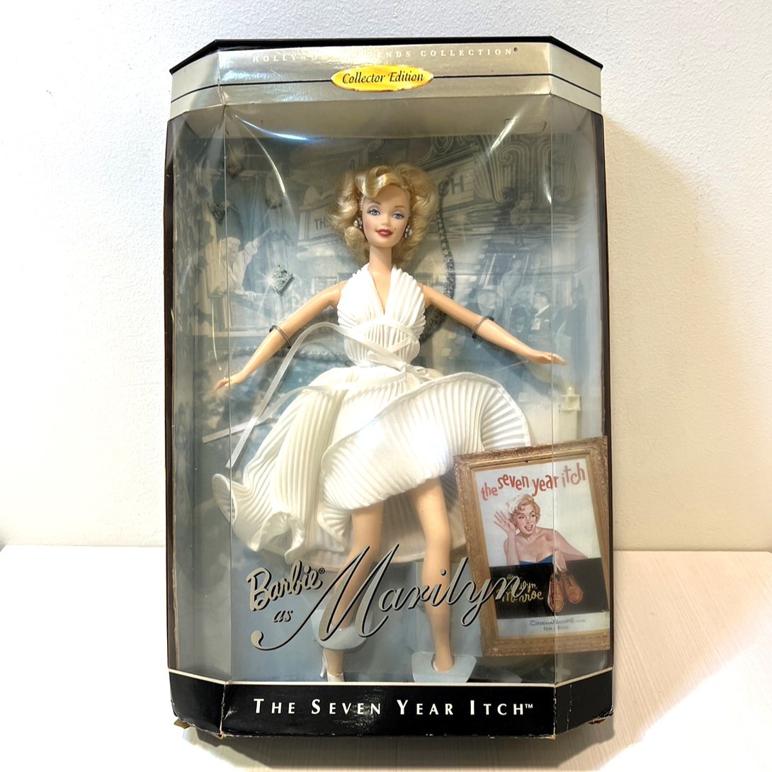 ヴィンテージ Mattel Barbie as Marilyn THE SEVEN YEAR ITCH マリリン コレクターエディション バービー 人形 超レア TJ1402_画像1