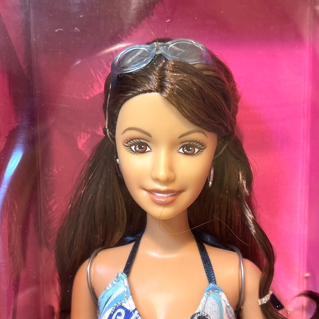  Vintage MATTEL Barbie Beach Fun Barbie кукла пляж вентилятор очень редкий TJ0603