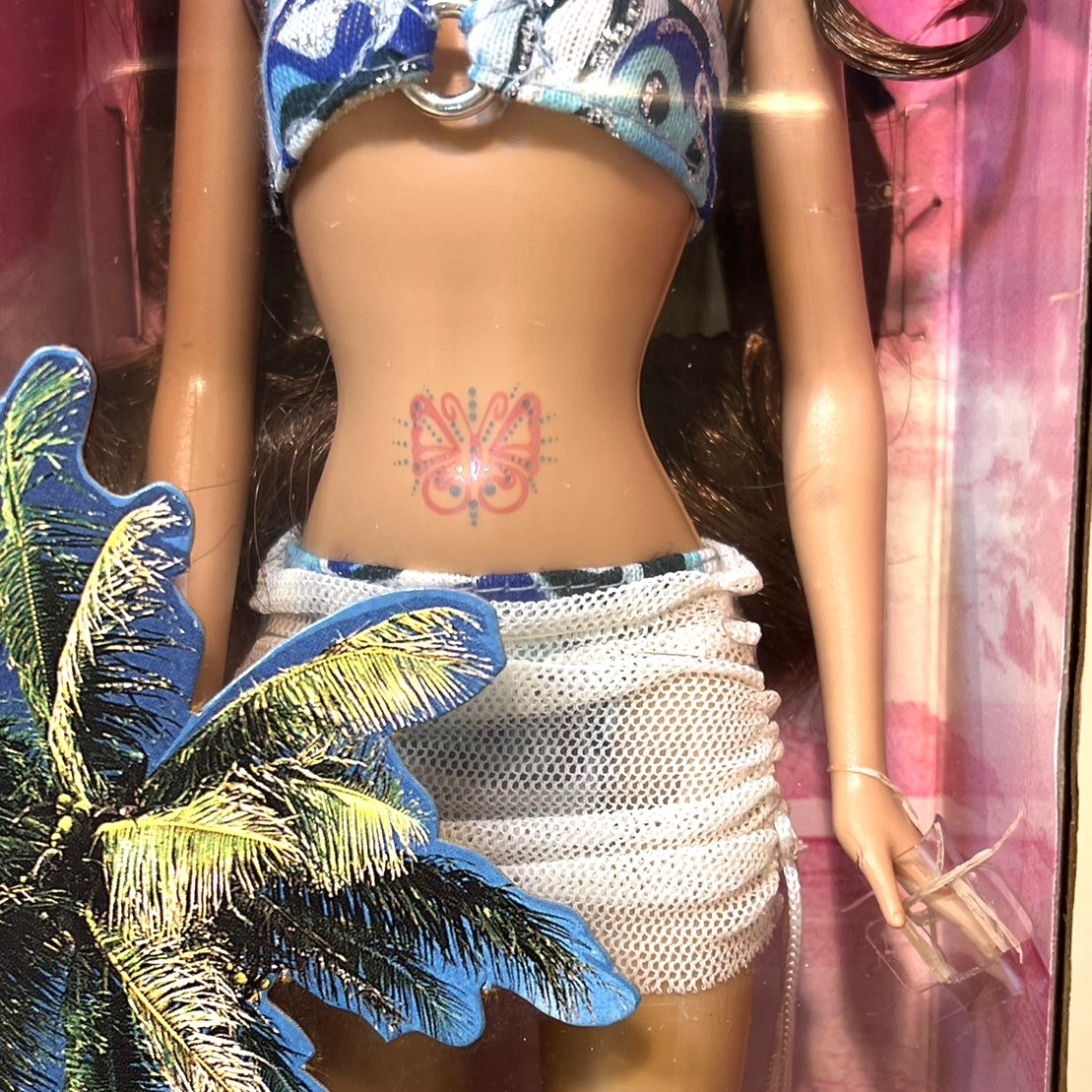  Vintage MATTEL Barbie Beach Fun Barbie кукла пляж вентилятор очень редкий TJ0603