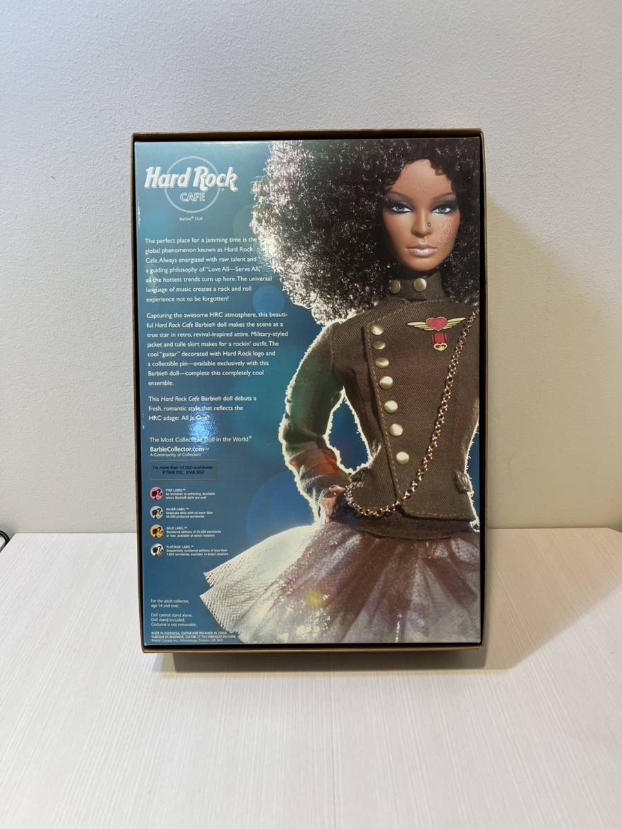 Mattel Barbie Hard Rock CAFE GOLD LABEL バービー ゴールドラベル