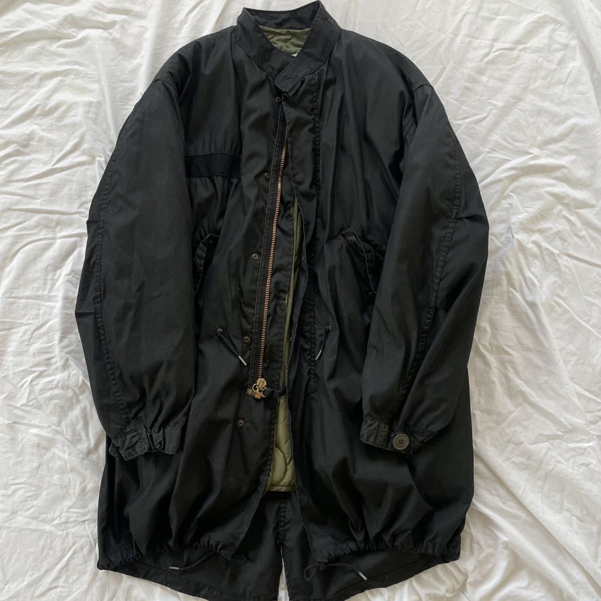70's berberjin購入 U S ARMY M-65 Fishtail Parka XS 黒染め 70's berberjin購入 U S ARMY M-65 Fishtail Parka XS 黒染め