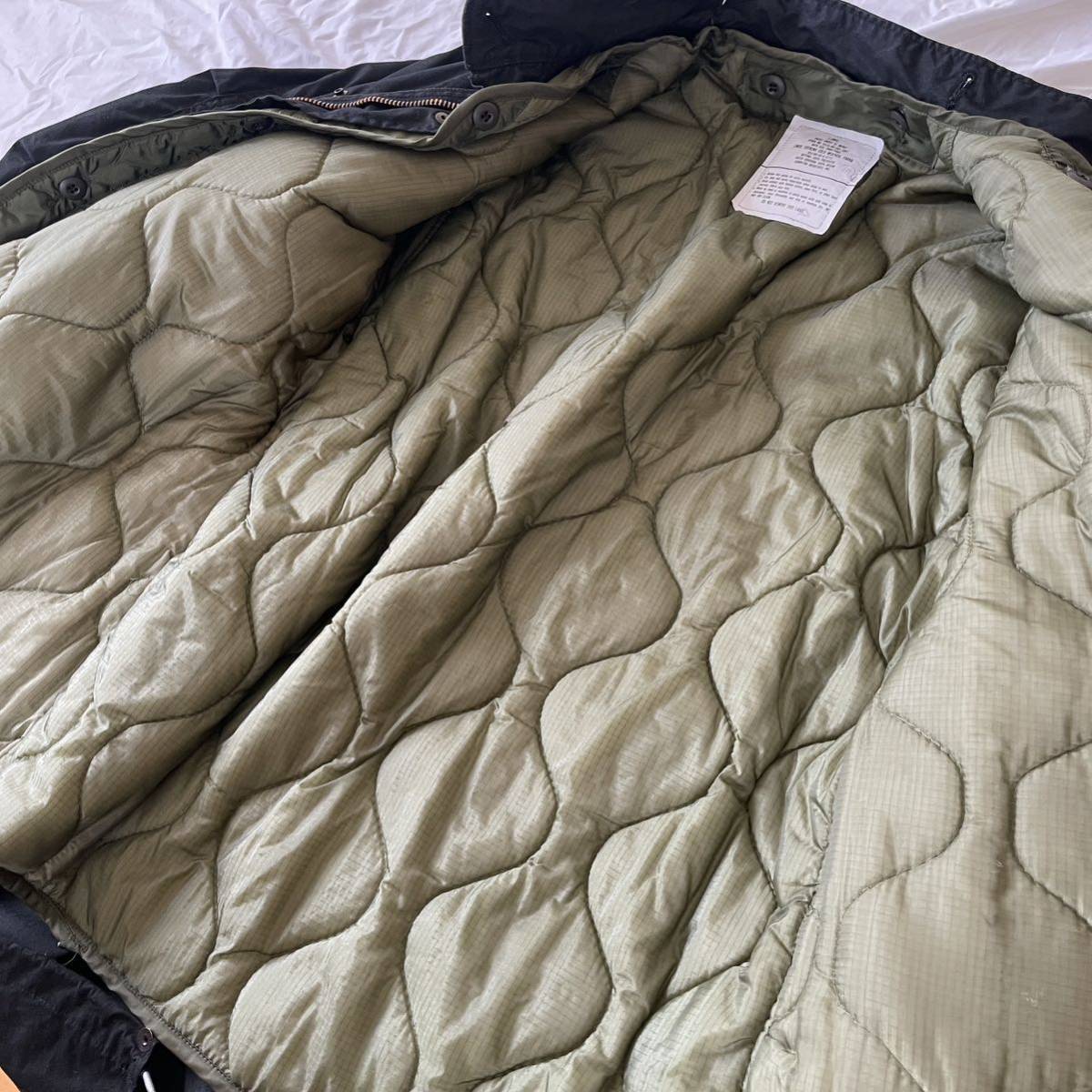 70's berberjin購入 U S ARMY M-65 Fishtail Parka XS 黒染め モッズ