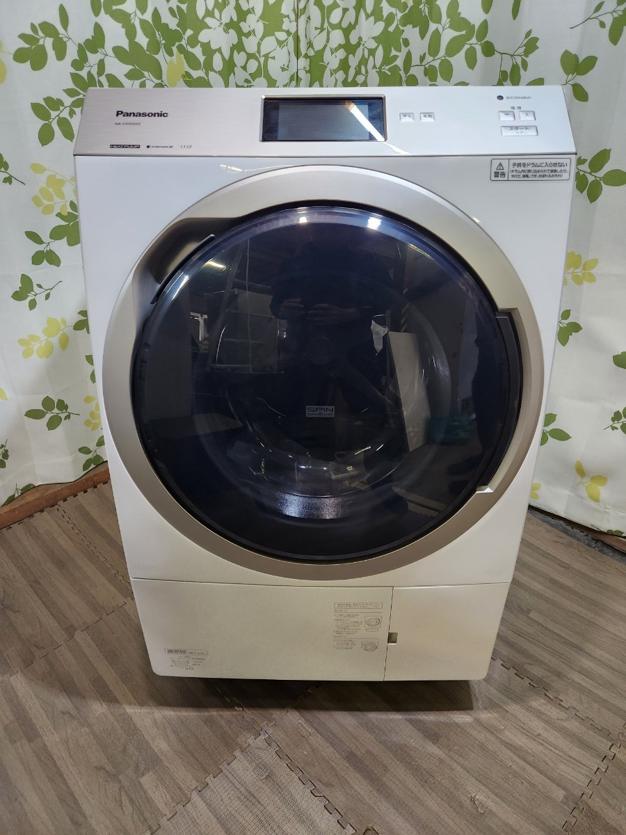 Panasonic パナソニック ドラム式洗濯乾燥機 NA-VX900AR　標準洗濯容量11.0kg クリスタルホワイト white 白_画像1