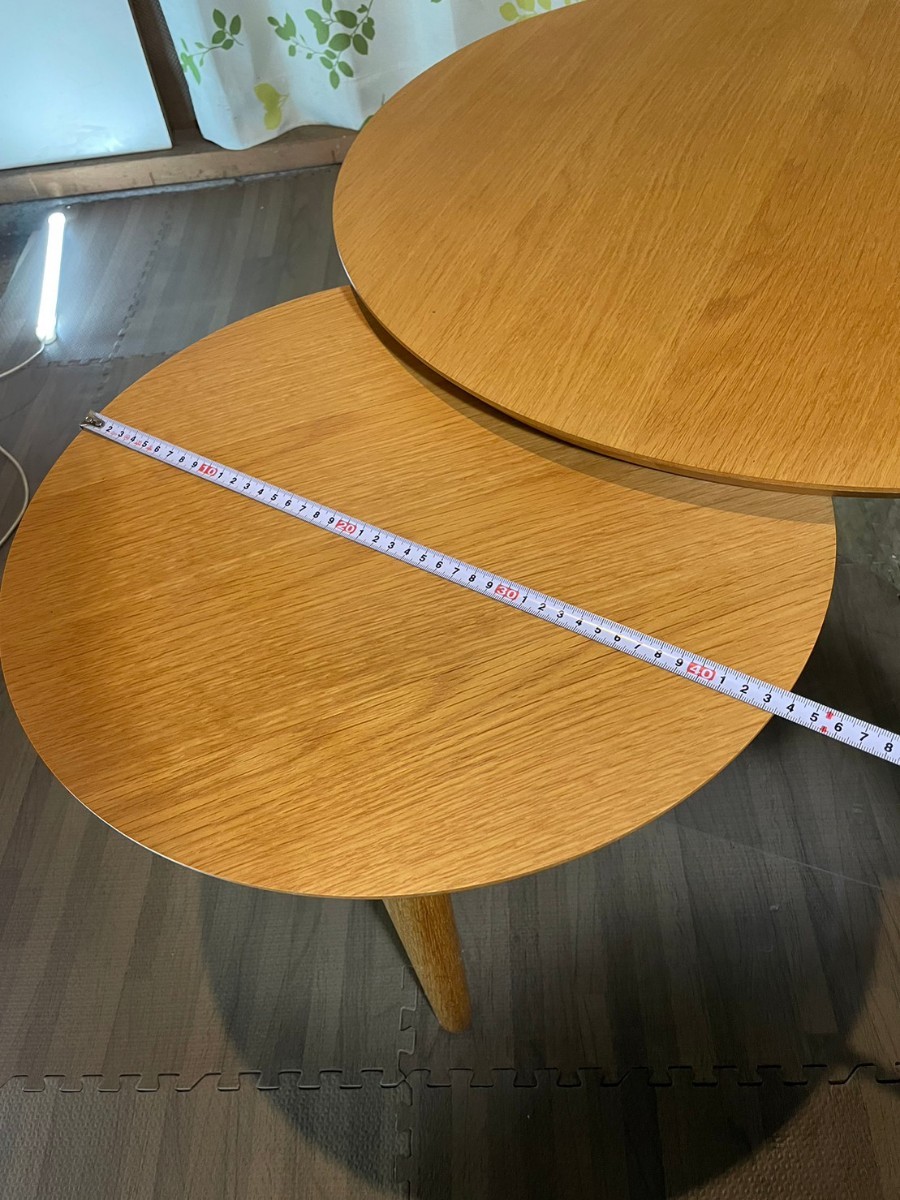 直接引き取り可 TAKANO MOKKO 高野木工 バルーン ダイニングテーブル バルーンダイニング 伸長式 リビングテーブル カフェテーブル_画像8