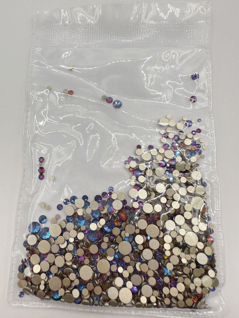  Mix 1440 bead size Mix diamond line crystal nails deco glass Stone Nailparts accessory 