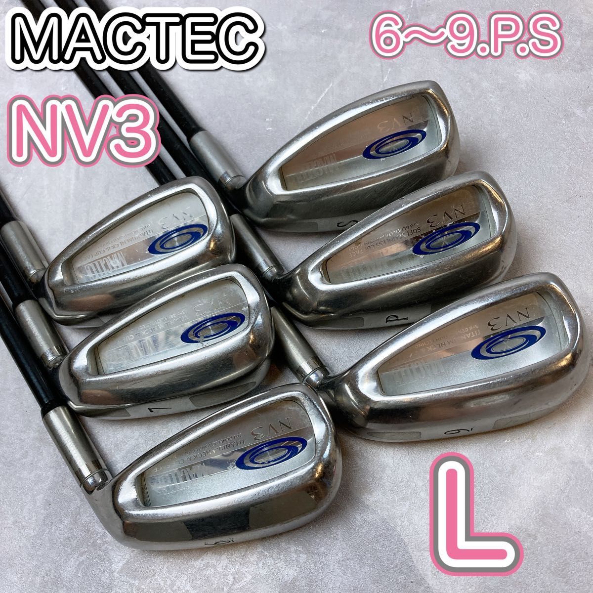 オンライン直販店 macgregor マグレガー MACTEC NV3 アイアン6本