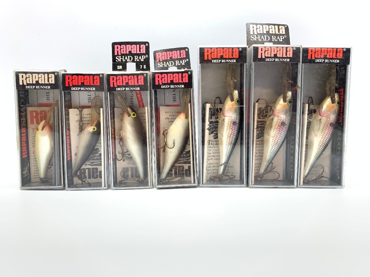 (管73376) 未使用 Rapala ラパラ シャッドラップ ディープランナー SR-8 SD SR-5J SR-5 SFC SR-7S 7点セット ルアー_画像1