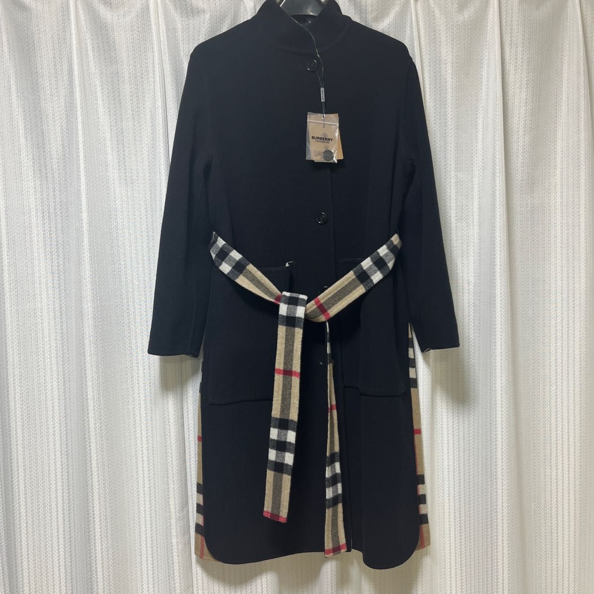 BURBERRY【定価396000円 】リバーシブルチェックウールコート BURBERRY【定価396000円 】リバーシブルチェックウールコート