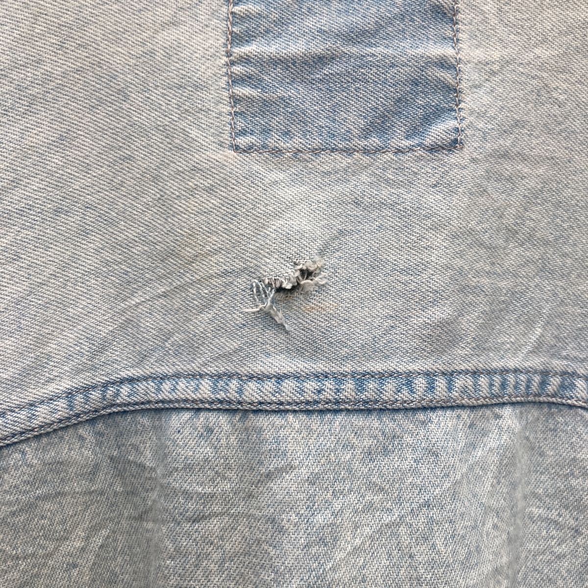 中古 古着 Levi's 長袖 デニム シャツ XL ライトブルー リーバイス ビッグサイズ 古着卸 アメリカ仕入 a510-5722_画像8