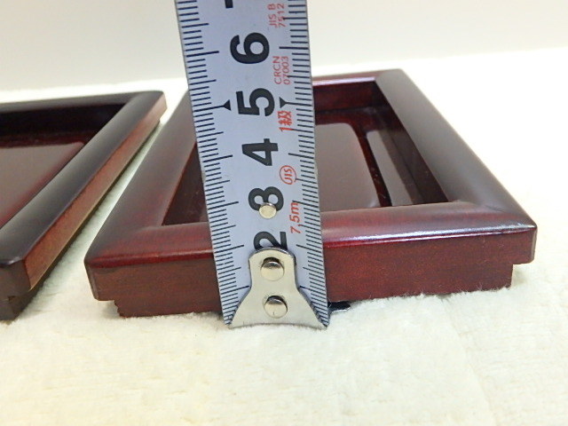 n310u　仏具　仏壇用品　部品　小型引き戸　2個セット　左右　木製　中古_画像9