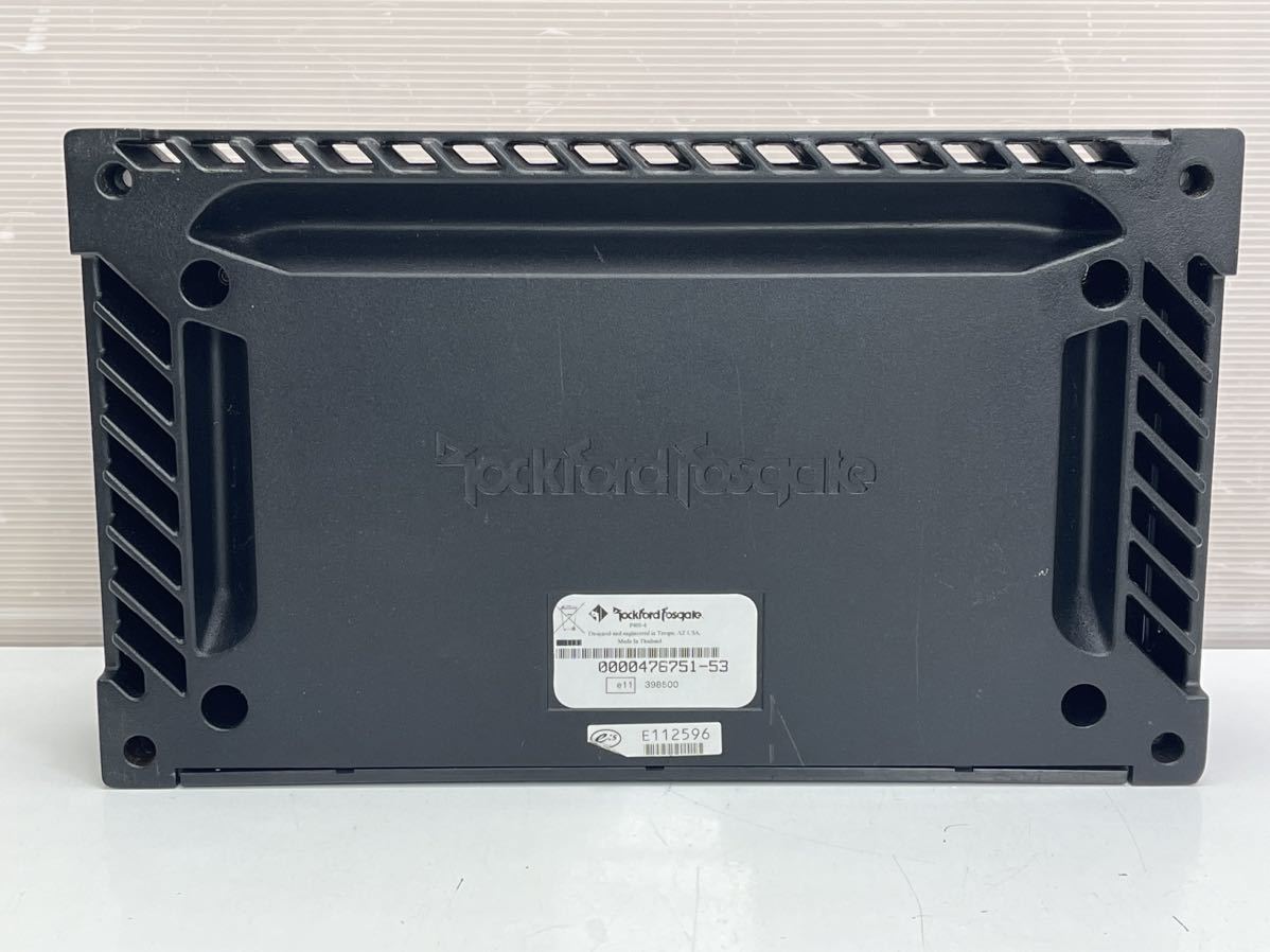 送料無料 Rockford Fosgate ロックフォード PUNCH P400-4 パワーアンプ アンプ パンチシリーズ 4chアンプ_画像7