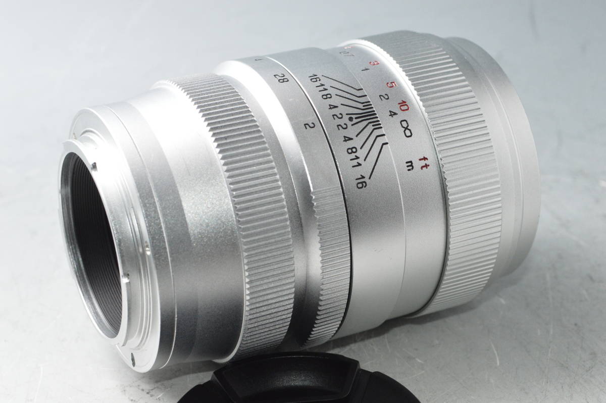 #a0694【美品】 中一光学 CREATOR 35mm F2 ソニーE用/フルサイズ対応 シルバーの画像4