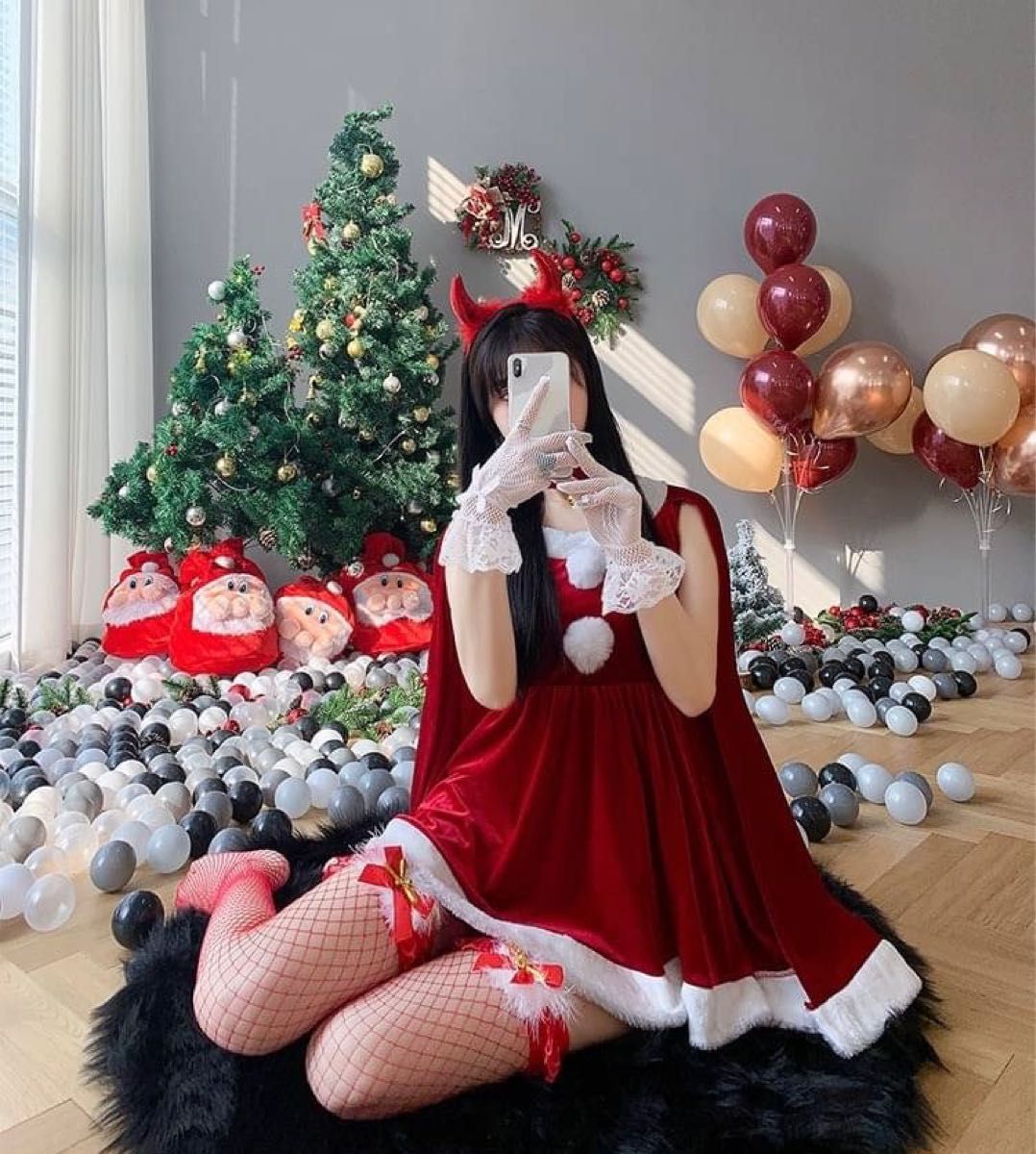 サンタコスプレ クリスマス サンタ コスプレ サンタクロース ワンピース コスプレ衣装