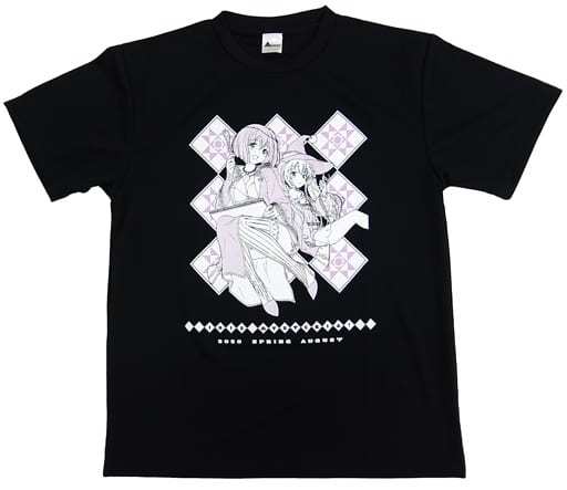  エルミナ＆ラディス(あいりすミスティリア!) Tシャツ ブラック フリーサイズ 「C98 オーガスト/ARIA 春コミセット2020」_画像1