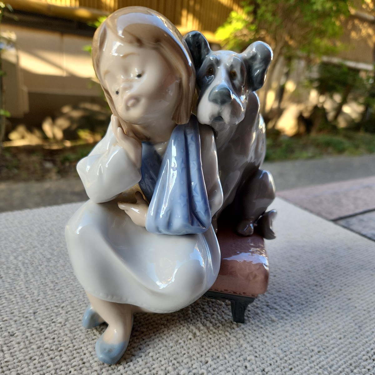 ☆リヤドロ【LLADRO】☆陶器人形☆犬と少年【05539】☆-