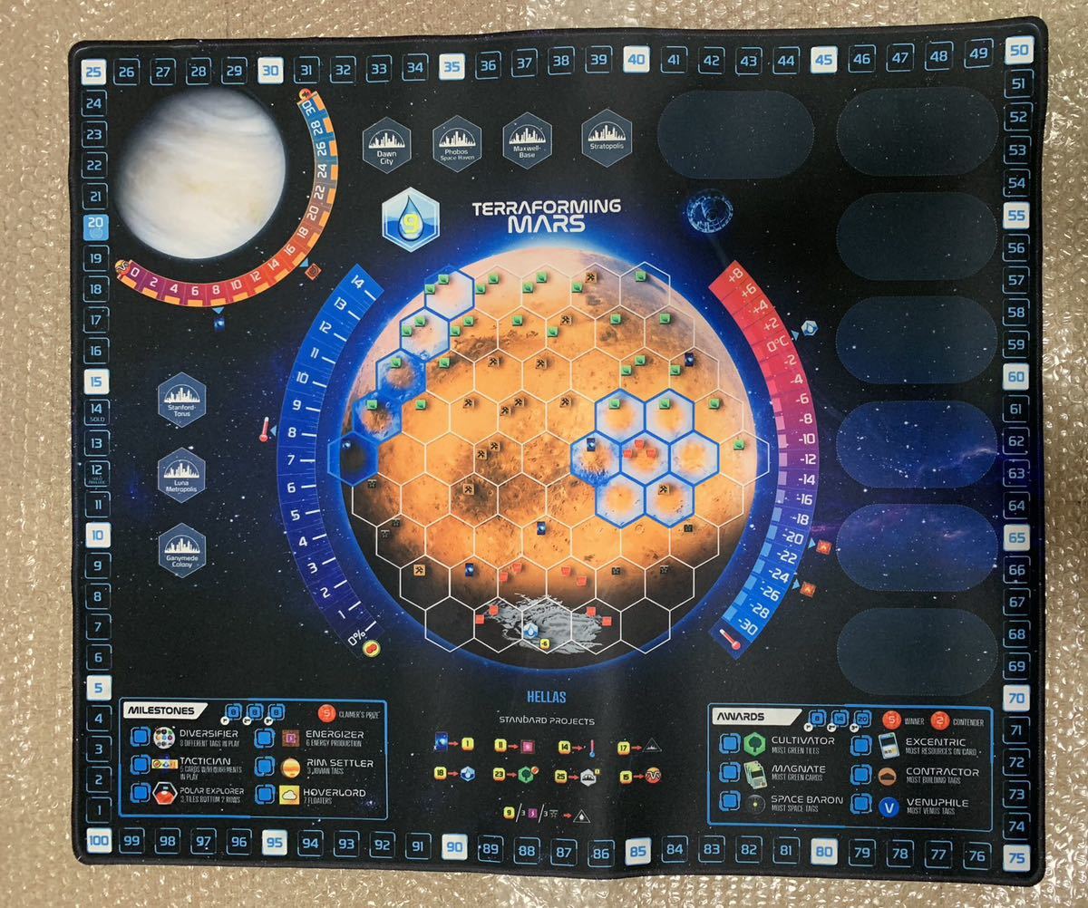 テラフォーミングマーズ Terraforming Mars プレイマット 4種　ボードゲーム ボドゲ
