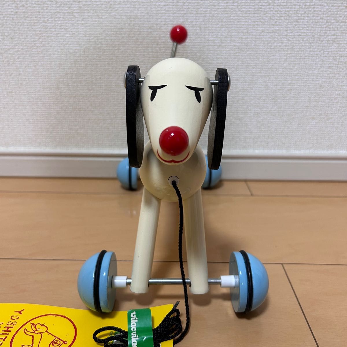 激レア　Vilac ヴィラック　奈良美智　プルトイ　犬　My Sweet Dog NARA YOSHITOMO 木製玩具　知育玩具