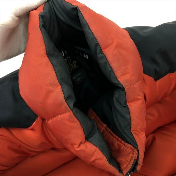 Mountain Hard WEAR マウンテンハードウェア 収納袋付き ポケッタブル ボリューム ダウンジャケット SIZE: L オレンジ　MH632023101913_画像8