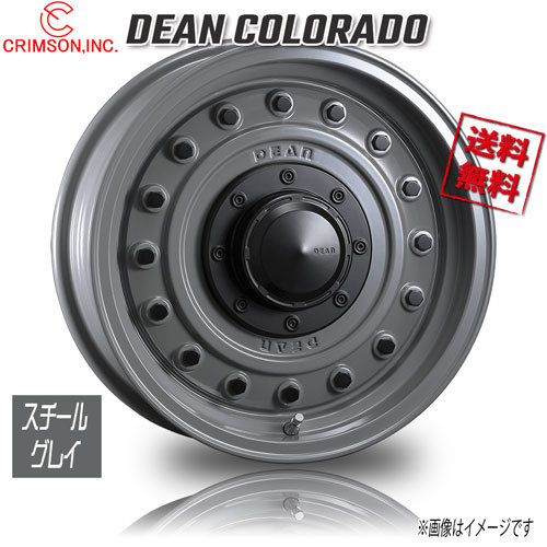 CRIMSON DEAN コロラド スチールグレイ 16インチ 5H150 6.5J+25 4本 110.3 業販4本購入で送料無料_画像1