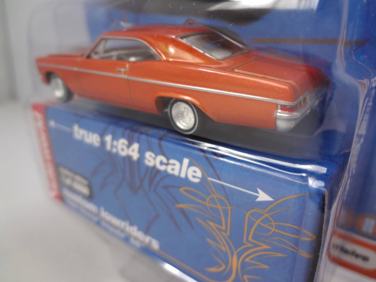 AutoWorld オートワールド 1/64 1966 Chevy Impala SS シェビー インパラSS オレンジ ③の画像4