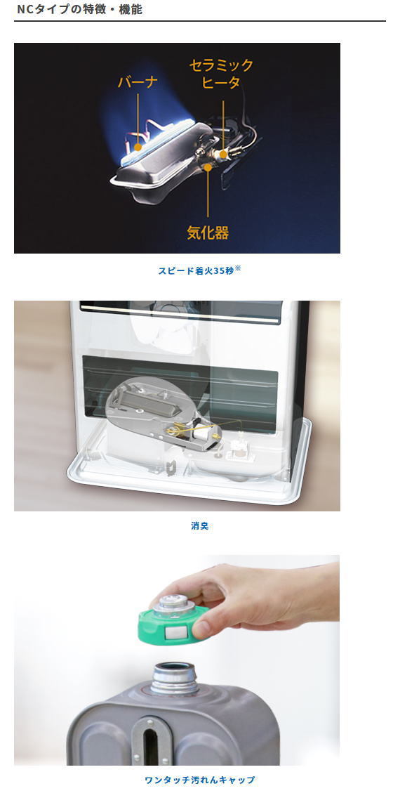 新品未使用‼️ダイニチ 石油ファンヒーター ウォームホワイト Yahoo!オークション - ダイニチ 石油ファンヒーター(ムーン