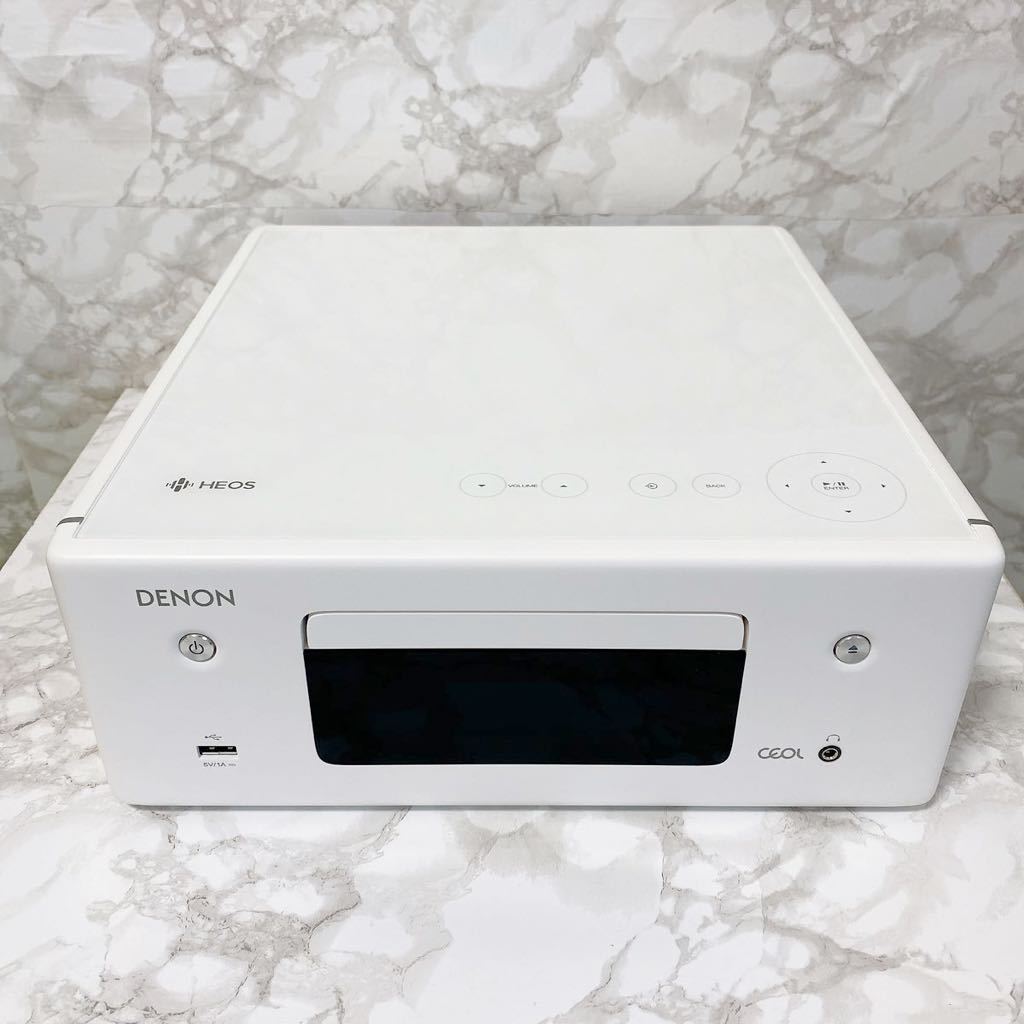 極美品】DENON CDレシーバー RCD-N10 ホワイト 動作確認済み 極美品】DENON CDレシーバー RCD-N10 ホワイト 動作確認済み