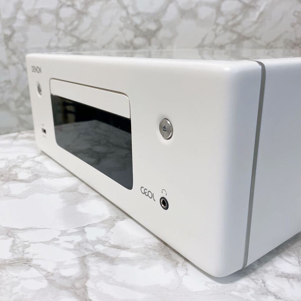 極美品】DENON CDレシーバー RCD-N10 ホワイト 動作確認済み 極美品】DENON CDレシーバー RCD-N10 ホワイト 動作確認済み