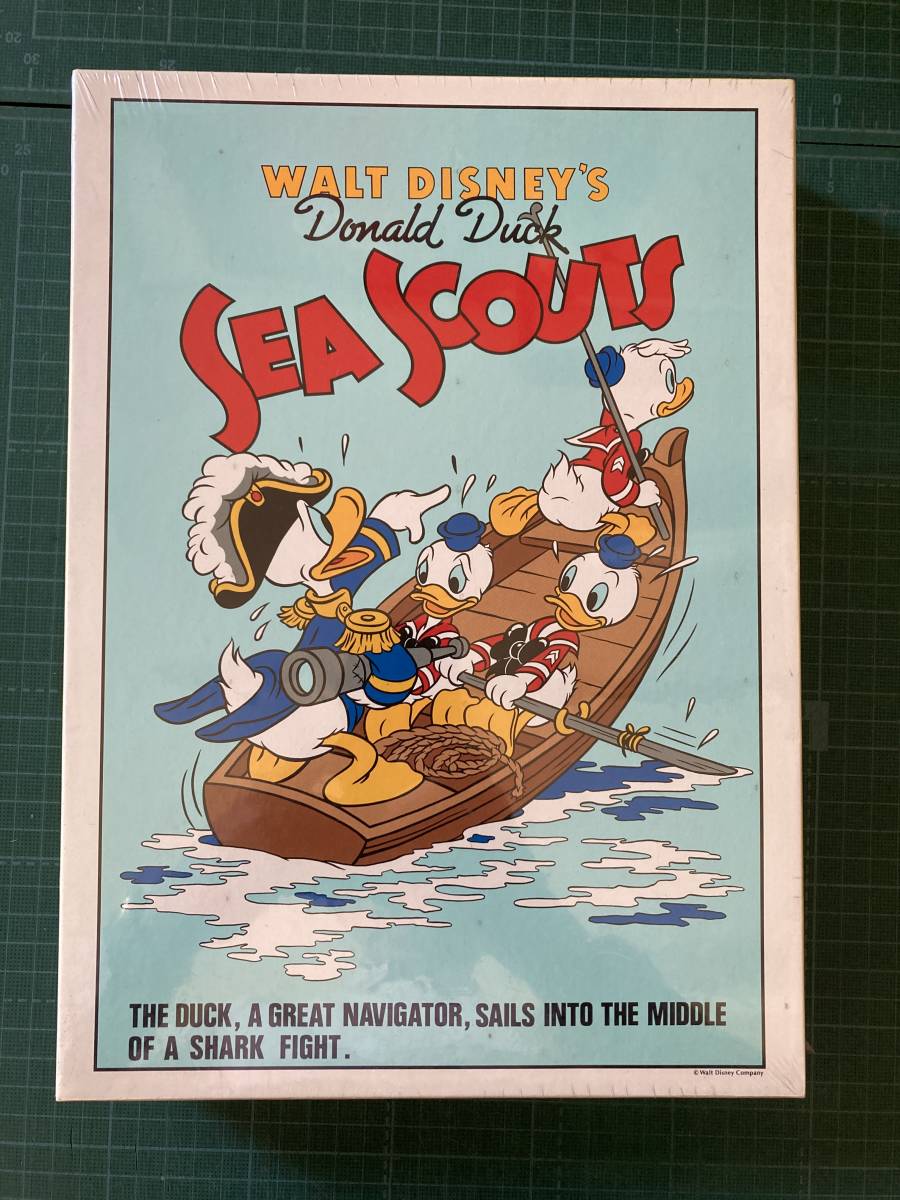 ドナルドダック【ドナルドのシー スカウト】780ピース ジグソーパズル　超レア　未開封　絶版品　WALT DISNEY‘S　Donald Duck SeaScouts