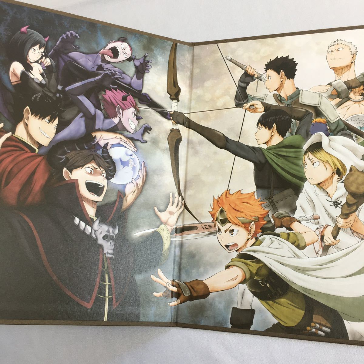 [ 2 позиций комплект ] Haikyu!!!! Cross team match покупка привилегия иллюстрации портрет прозрачный постер Haikyu!! черный пар Match не продается 