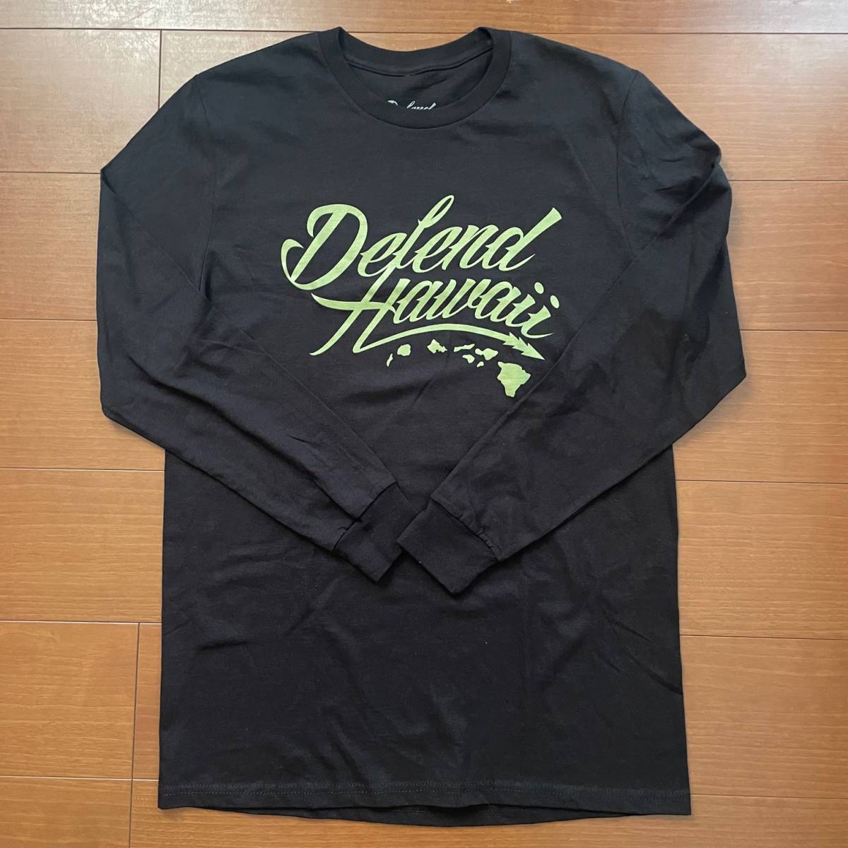 DEFEND HAWAII ディフェンドハワイ ロゴ ロングスリーブ ロンT Tシャツ HAWAII'S FINEST FITTED HILIFE IN4MATION 808ALLDAY USDM HDM 30