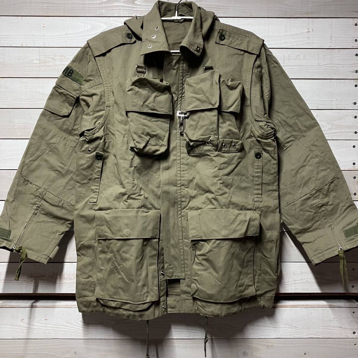 SIZE M AMBUSH MONTAGE ARMY JACKET GREEN アンブッシュ モンタージュ アーミー ジャケット グリーン_画像1