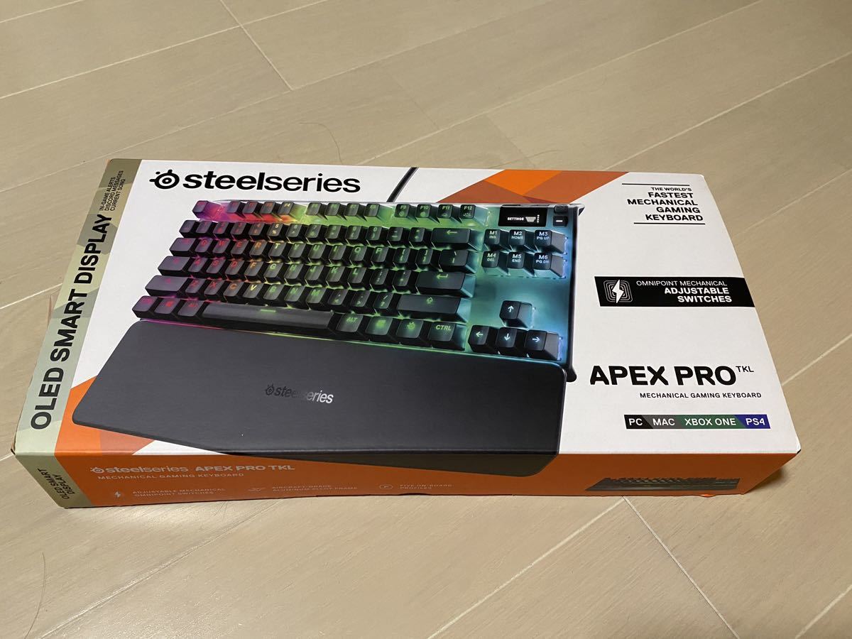 SteelSeries Apex Pro TKL JP 64737 (ブラック)-