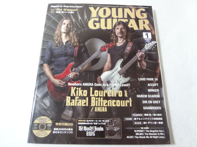 _ヤングギターYOUNG GUITAR 2015年1月号 DVD付_画像1