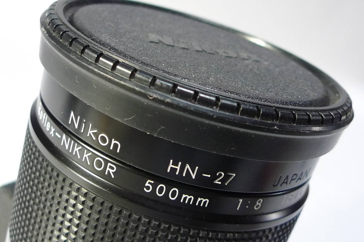 NIKONニコン Reflex NIKKOR 500mm F8 NEW フード.フィルター.キャップ 付き 超美品！_画像2