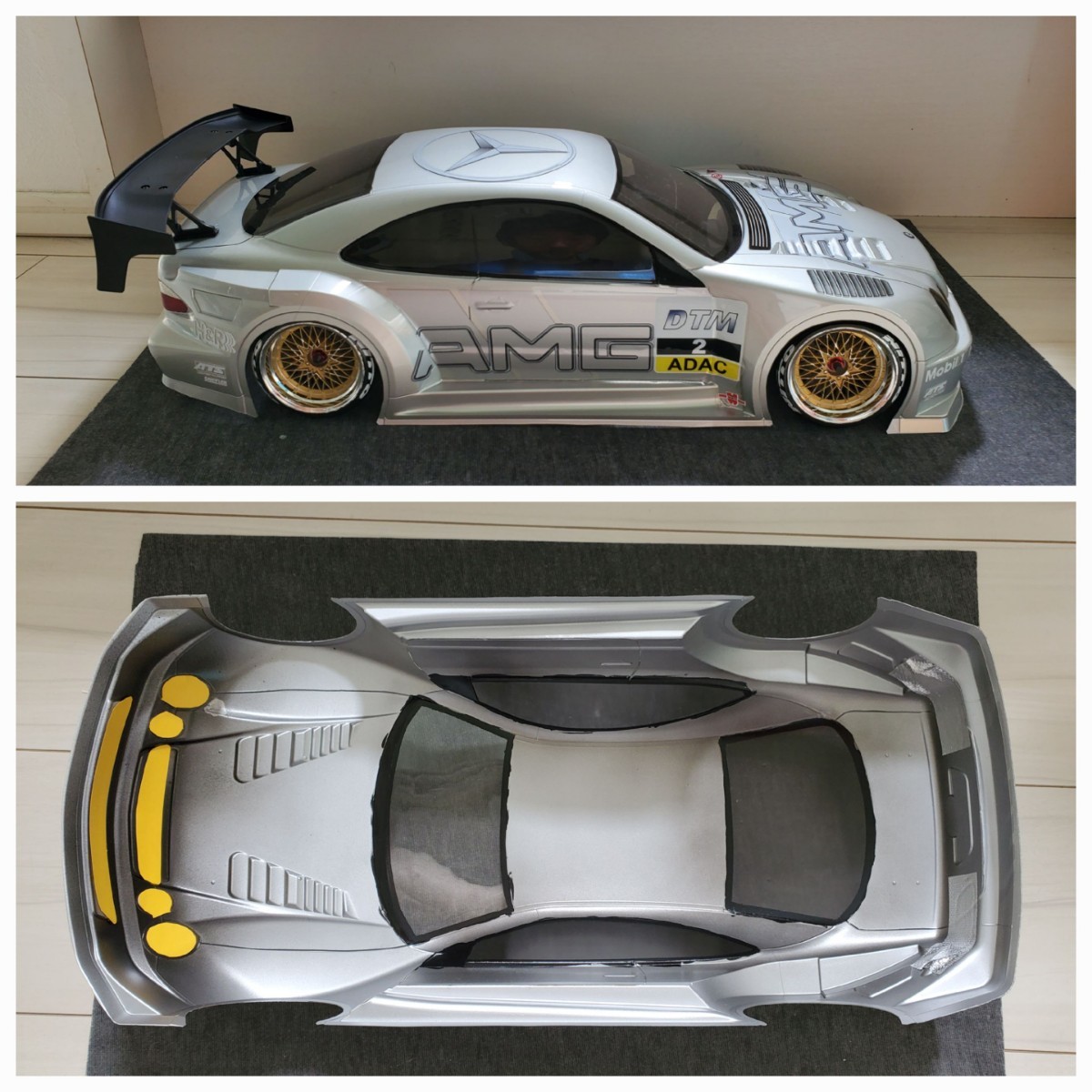 【即決・未走行】ボディのみ メルセデス ベンツ CLK AMG 1/10 Mercedes Benz CLK AMG _画像5