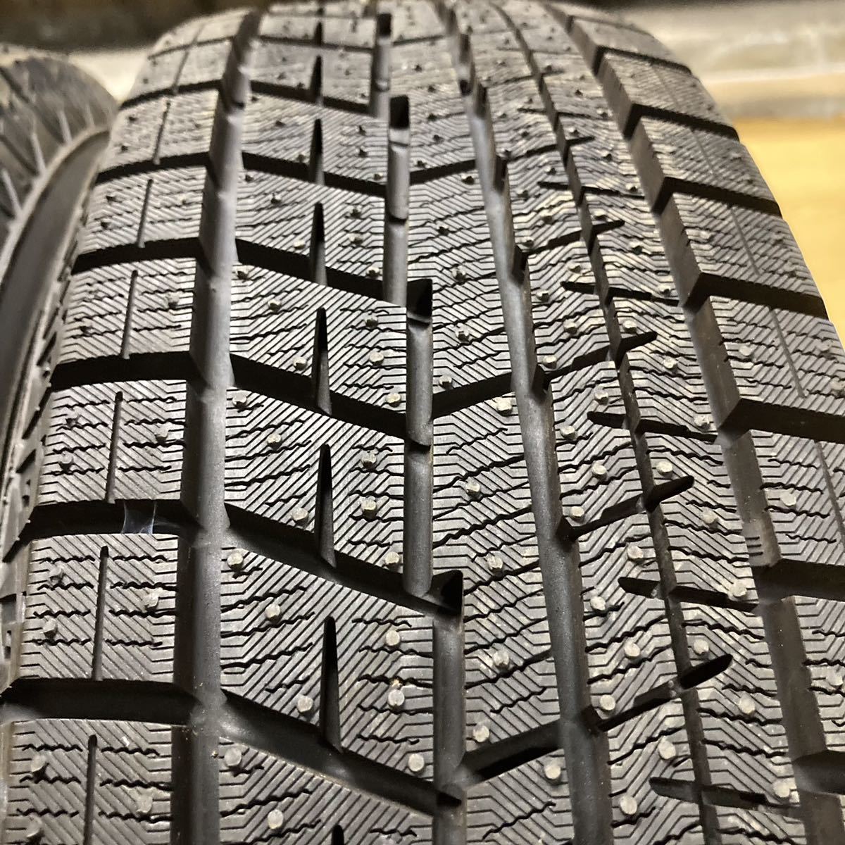 C101 ツブ付き ヨコハマ アイスガードiG60 165/70R14 4本 日本製 2019年製 YOKOHAMA ICEGUARD 中古スタッドレスタイヤ 冬タイヤ_画像8