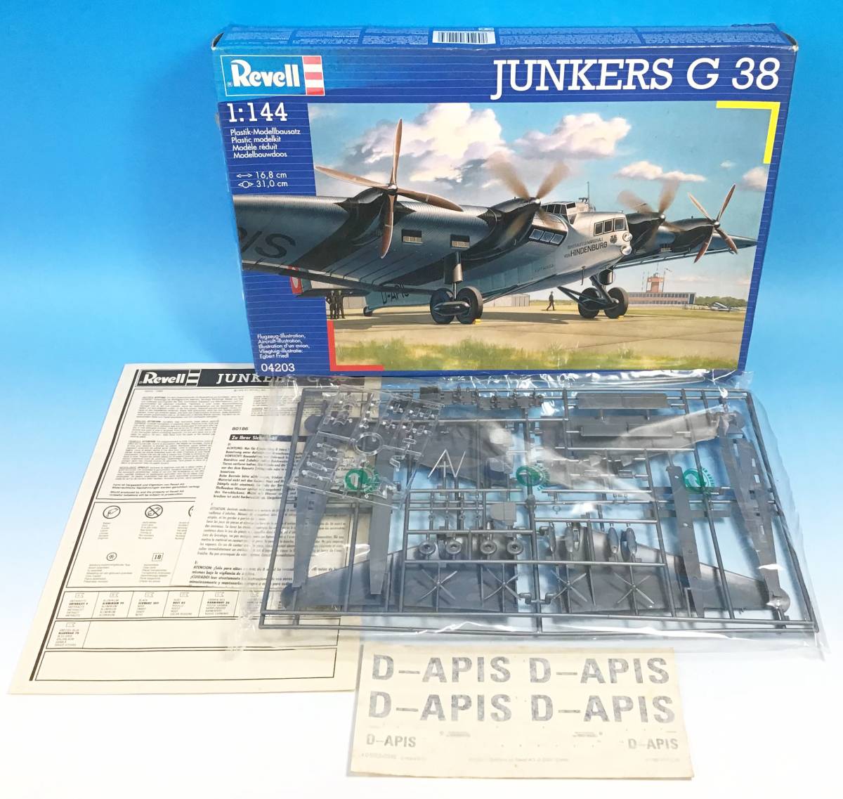 未組立 3箱セット Revell JUNKERS G 38 DO 27 SAFARI Junkers G-24 航空機 ユンカース ドイツ プラモデル プラモ まとめて レベル_画像2