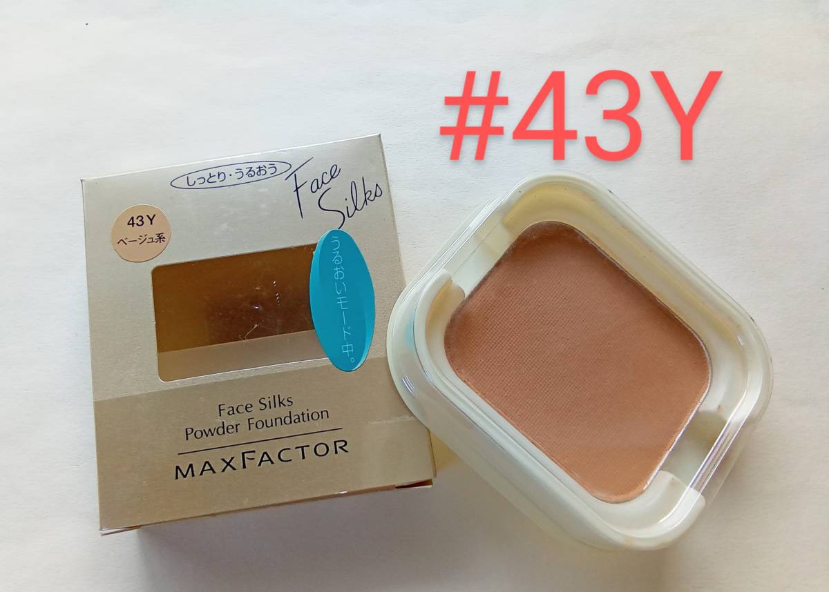 * отправка 120 иен не использовался MAX FACTOR лицо шелк s пудра-основа #43Y.3500 иен Max Factor 