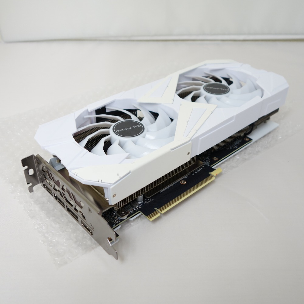 中古】 8GB PCI-E LHR White TiEX RTX3060 グラフィックボード PC周辺